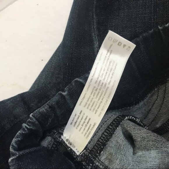 Eileen Fisher Stretch Organic Cotton Jeans Pull-On Minimalist Pants Denim Slim S - Picture 9 of 15